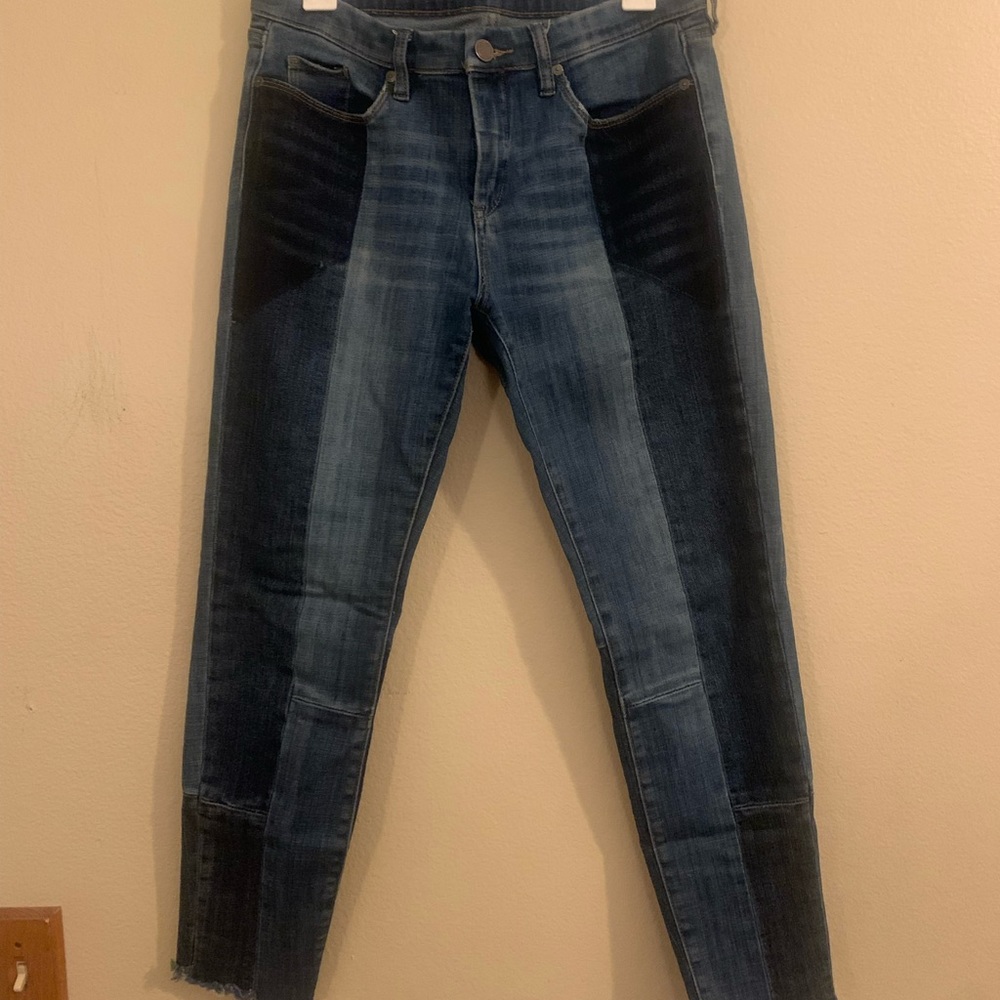 Blank Nyc Patchwork Blue Jeans - image 1